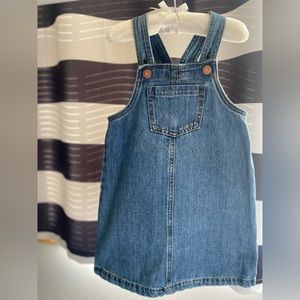 Denim jumper dress